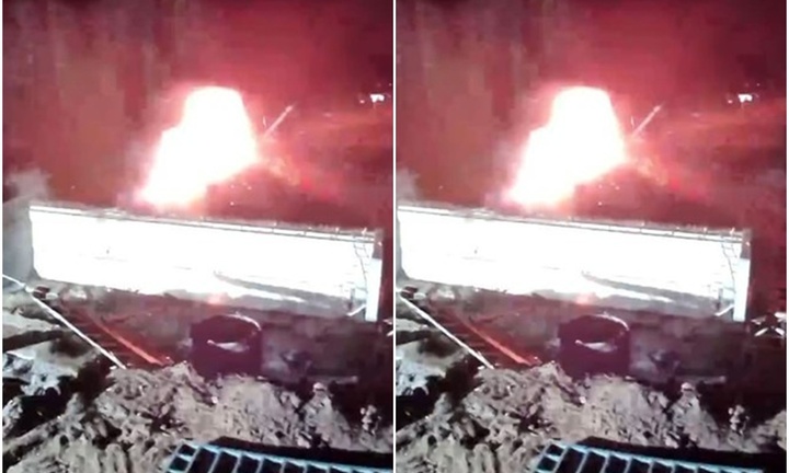 Clip: Ôtô lao với 