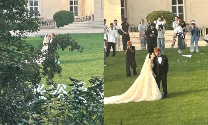 Lộ hậu trường chụp ảnh cưới cho hôn lễ thế kỷ của cặp đôi 