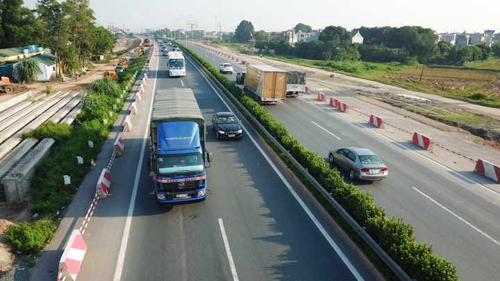 Cấm nhiều loại xe đi làn 1 cao tốc Hà Nội - Hải Phòng, Pháp Vân - Cầu Giẽ