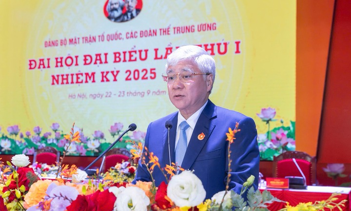 346 đại biểu tham dự Đại hội Đảng bộ MTTQ, các đoàn thể Trung ương lần thứ I