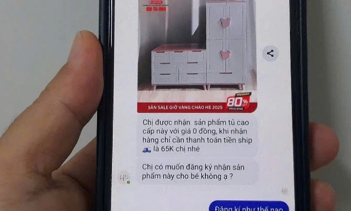 Mua tủ khuyến mãi giá 0 đồng trên mạng, người phụ nữ bị lừa mất 554 triệu đồng