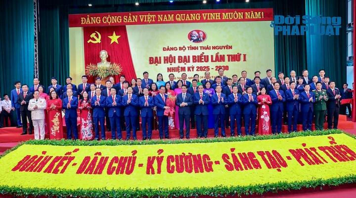 Khai mạc trọng thể Đại hội đại biểu Đảng bộ tỉnh Thái Nguyên lần thứ I nhiệm kỳ 2025-2030