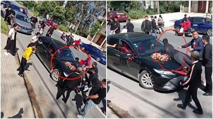 Anh trai cô dâu chặn xe hoa đòi thêm 100 triệu đồng tiền sính lễ, chú rể có quyết định bất ngờ