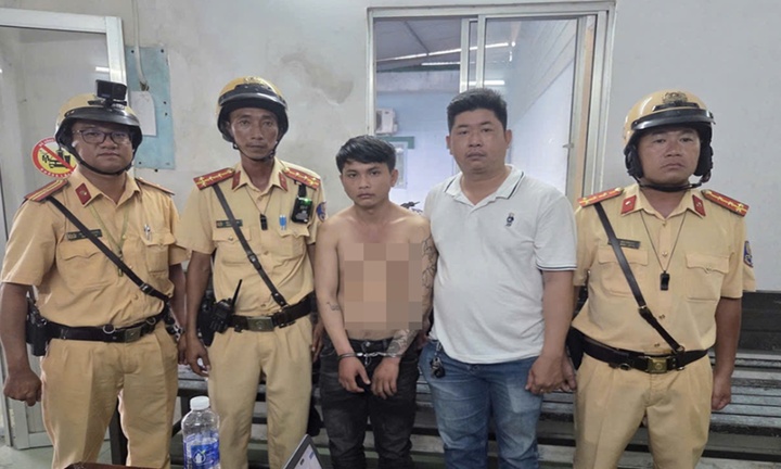 Bắt đối tượng xăm trổ trộm ô tô, đạp ga tháo chạy hơn 50km