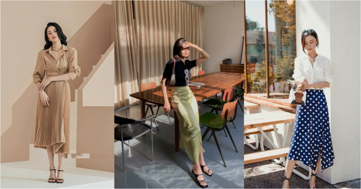 Gợi ý cách mix váy và sandal sành điệu cho nàng