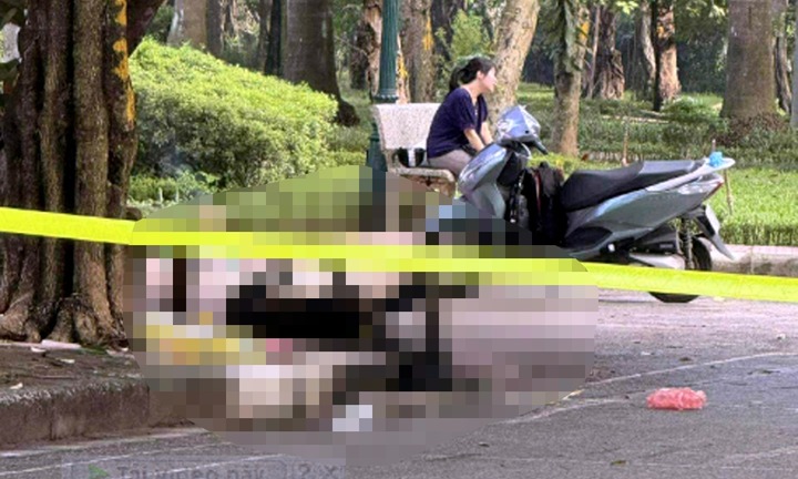 Phát hiện thi thể nam giới nằm cạnh gốc cây trong công viên ở Hà Nội: Hiện trường có gì?