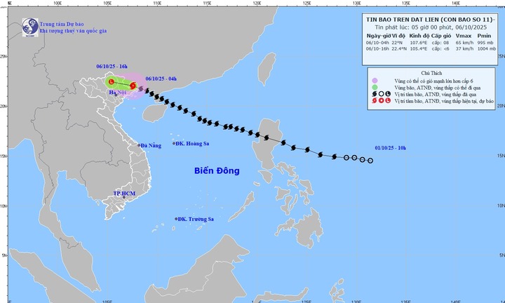 Diễn biến mới nhất bão số 11: Đổ bộ vào Trung Quốc, khu vực này của Việt Nam hứng mưa lớn