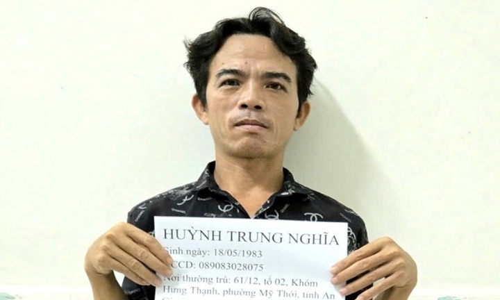 Bắt đối tượng truy nã Huỳnh Trung Nghĩa 