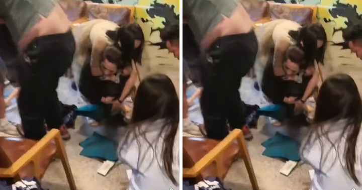 Công an xác minh clip nhóm người giành nhau túi tiền giữa khu đô thị cao cấp ở Hà Nội