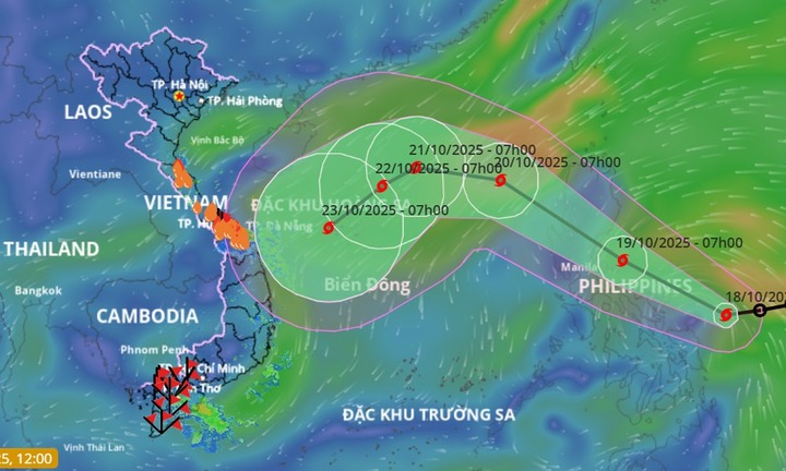 Diễn biến mới nhất bão Fengshen: Khả năng ảnh hưởng trực tiếp đến đất liền như nào?
