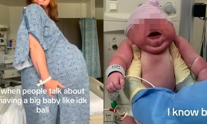 Người mẹ trẻ hạ sinh