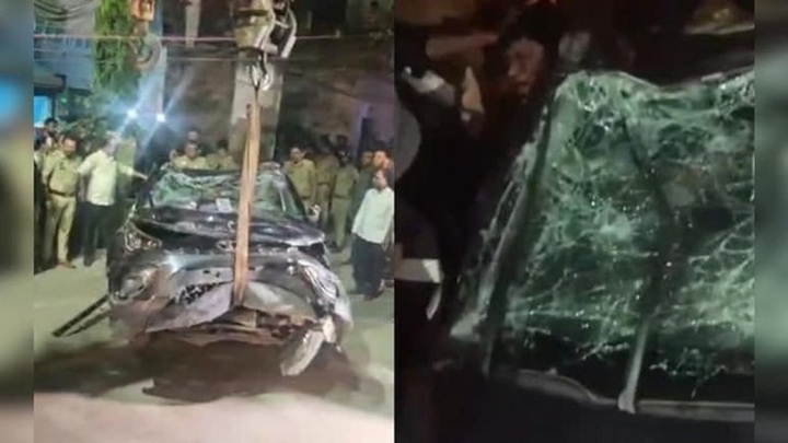 Xe ô tô con chạy với tốc độ cao, tông tử vong 5 người đứng bên đường, 3 người khác bị thương