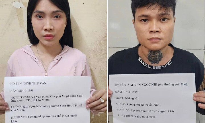 Triệu tập Đinh Thu Vân - đối tượng thuê người nghiện tạt sơn để trả thù