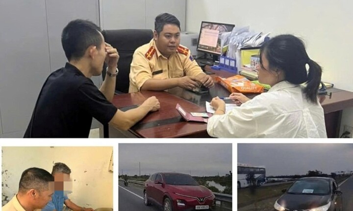 Phạt 20 triệu đồng, trừ điểm GPLX nữ tài xế đi ngược chiều ở Hải Phòng