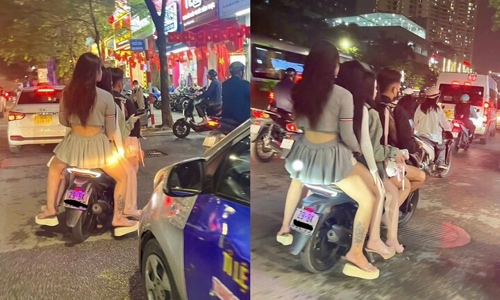 Hà Nội: Xử phạt tài xế xe công nghệ chở 4 cô gái trên đường Trần Duy Hưng
