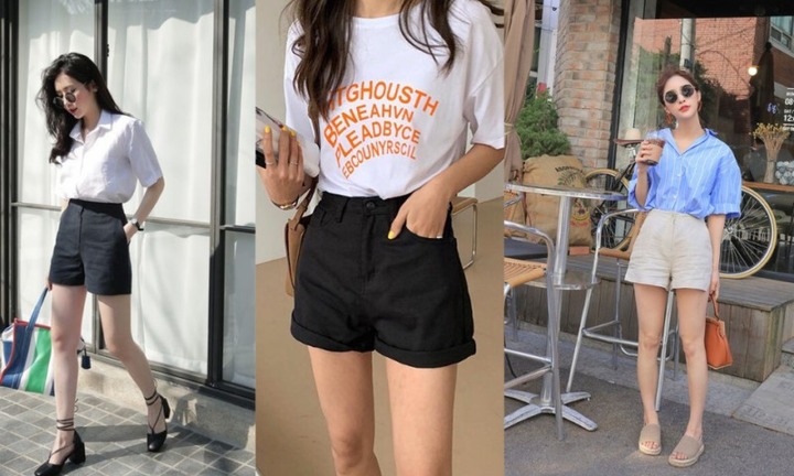 Điệu với quần shorts