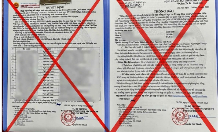 Cảnh báo hình thức lừa đảo qua thông tin tuyển sinh, học bổng du học