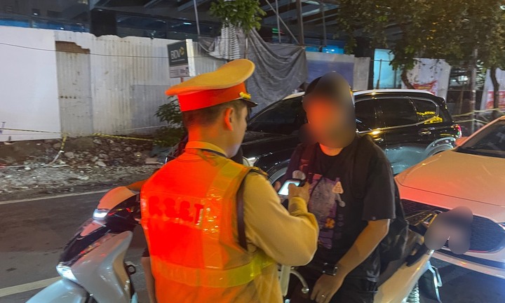 CSGT Hà Nội kiểm tra và xử lý 189 trường hợp vi phạm nồng độ cồn