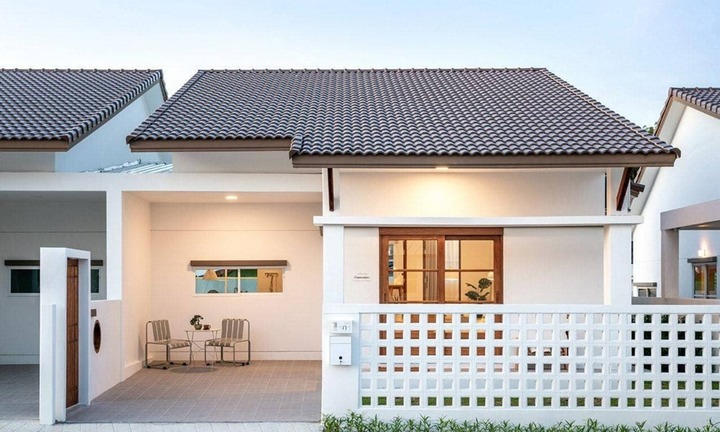 Mẫu nhà nhỏ đẹp vừa hiện đại vừa mộc mạc