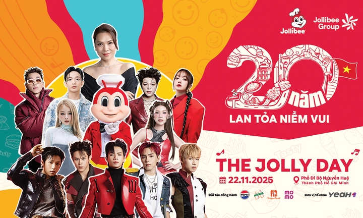 20 năm Jollibee Việt Nam: Liên tục lọt Top 5 uy tín và đang có hơn 230 cửa hàng trong năm 2025