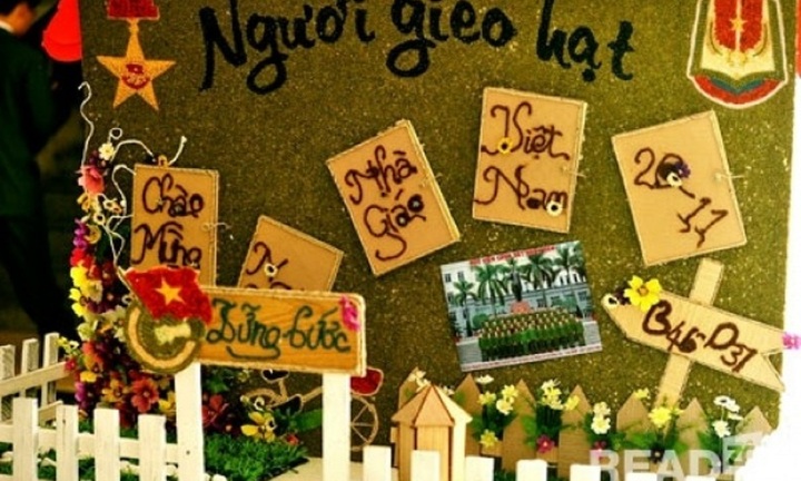 Những mẫu báo tường ngày Nhà giáo Việt Nam 20/11 đẹp, ý nghĩa