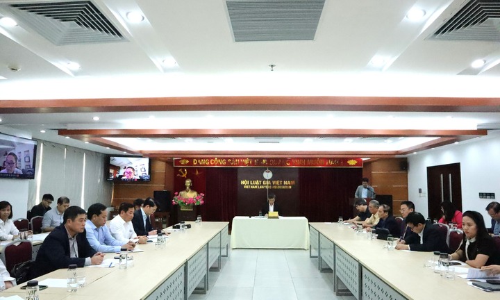 Thường trực Hội Luật gia Việt Nam làm việc với các Chi hội Luật gia trực thuộc