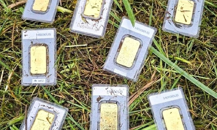 Công nhân cắt cỏ tìm thấy 8 thỏi vàng trị giá gần 920 triệu đồng, lập tức nộp cảnh sát