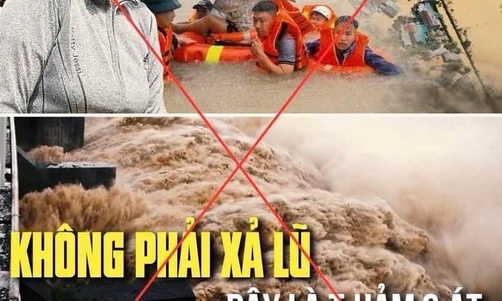 Bộ Công an cảnh báo về tin giả AI xuyên tạc cảnh mưa lũ miền Trung