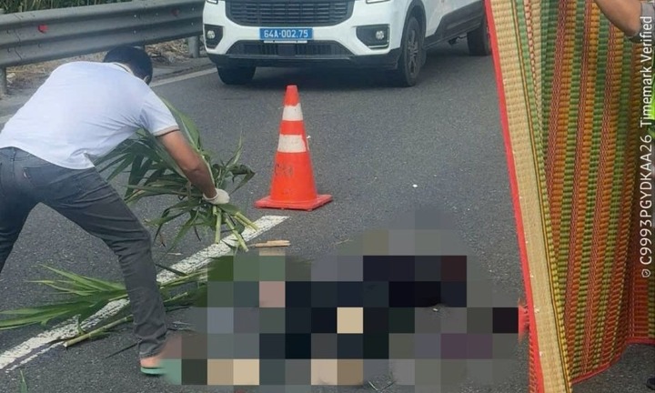 Phát hiện thi thể nghi người nước ngoài trên cao tốc đoạn qua Đồng Tháp