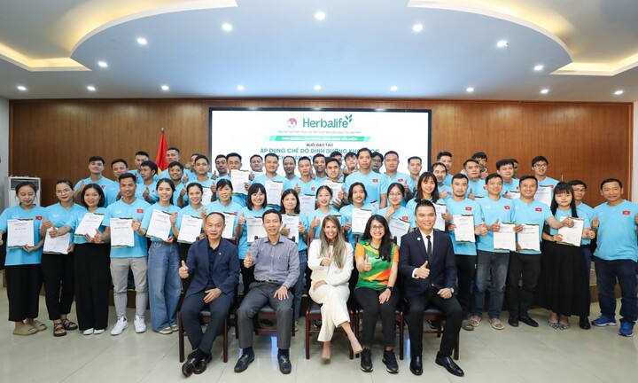 Herbalife mang kiến thức dinh dưỡng thể thao toàn cầu đến với Việt Nam