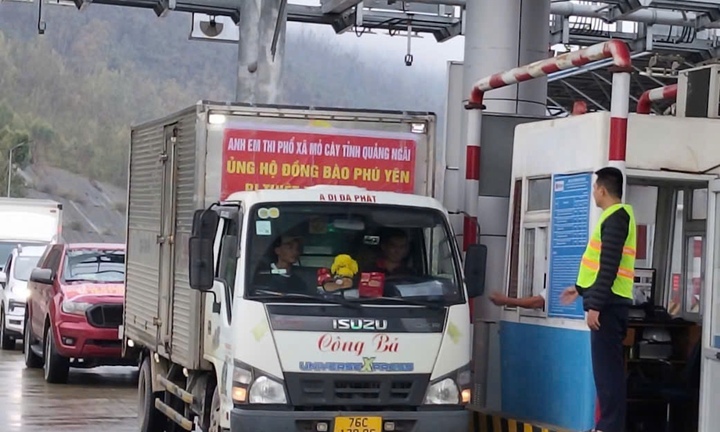 Tập đoàn Đèo Cả miễn phí đường bộ với xe cứu trợ mưa lũ khi đi qua 21 trạm BOT