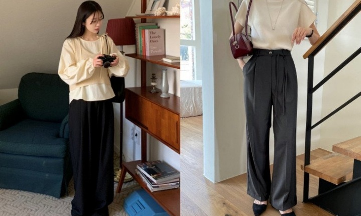 Quần ống rộng hợp với dáng người nào?