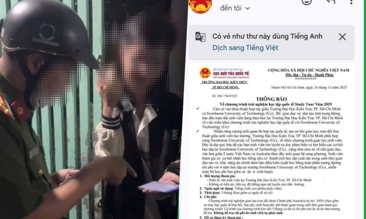 Một sinh viên tại TP.HCM bị 