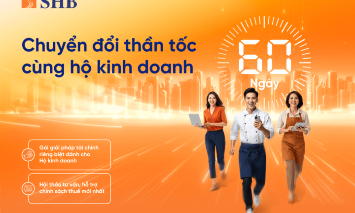 SHB kích hoạt chiến dịch 60 ngày chuyển đổi tăng tốc cho tiểu thương trên toàn quốc 