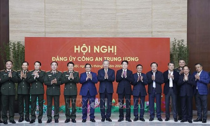 Tổng Bí thư Tô Lâm dự Hội nghị Đảng ủy Công an Trung ương năm 2025