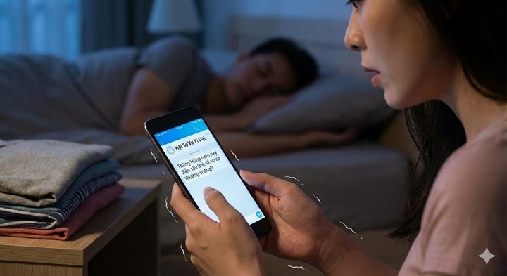 Lén cầm điện thoại chồng, tôi ngã ngửa khi thấy nhóm trò chuyện 