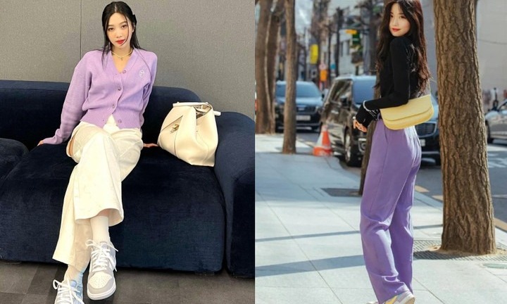 Phối đồ nữ màu tím sao cho thời trang nhất?