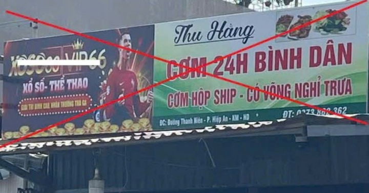 Quảng cáo cá độ núp bóng bảng hiệu, Công an Hải Phòng cảnh báo nóng