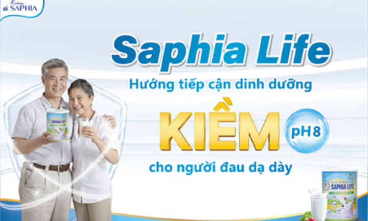 Saphia Life – Hướng tiếp cận dinh dưỡng kiềm cho người đau dạ dày