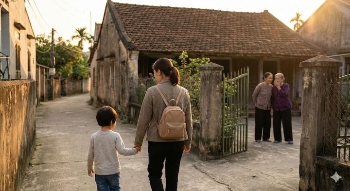 Về nhà ngoại tìm chút bình yên, tôi chết lặng khi nghe hàng xóm đồn mình 