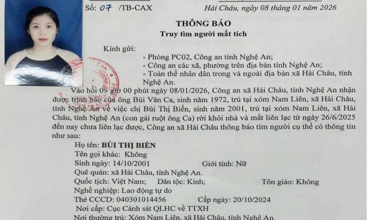 Vụ thiếu phụ mất liên lạc nhiều tháng: Người mẹ tiết lộ gì?