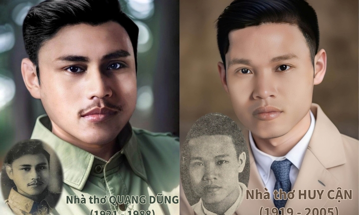 Nhờ AI phục dựng chân dung các nhà thơ nổi tiếng Việt Nam cái kết ngỡ ngàng