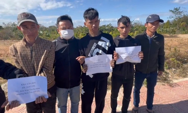 Bắt nóng 6 đối tượng cắt trộm hàng trăm mét dây cáp ngầm ở bờ sông tại Quảng Ngãi