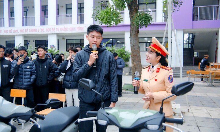 Hà Nội: Phát hiện, xử lý 1.679 học sinh vi phạm TTATGT trong tháng 1/2026