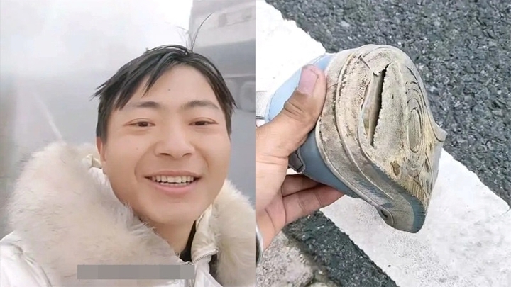 Cạn kiệt tiền, nam thanh niên Trung Quốc đi bộ vượt  1.580km về quê ăn Tết