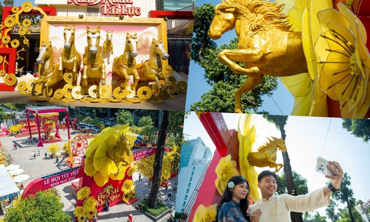 Chiêm ngưỡng linh vật ngựa 
