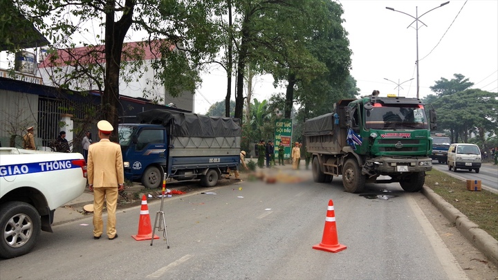 Thông tin chính thức vụ tai nạn khiến một cán bộ CSGT hy sinh ở Thái Nguyên