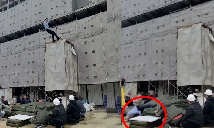 Nam diễn viên gặp tai nạn nghiêm trọng trên phim trường, gãy xương mặt, camera ghi lại cảnh thót tim