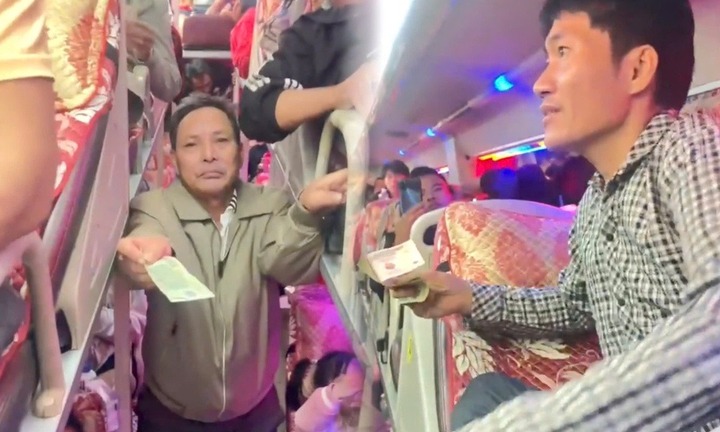 Ấm lòng chuyến xe về Tết: Hành khách mất sạch tiền lương được tài xế và đồng hương quyên góp giúp đỡ
