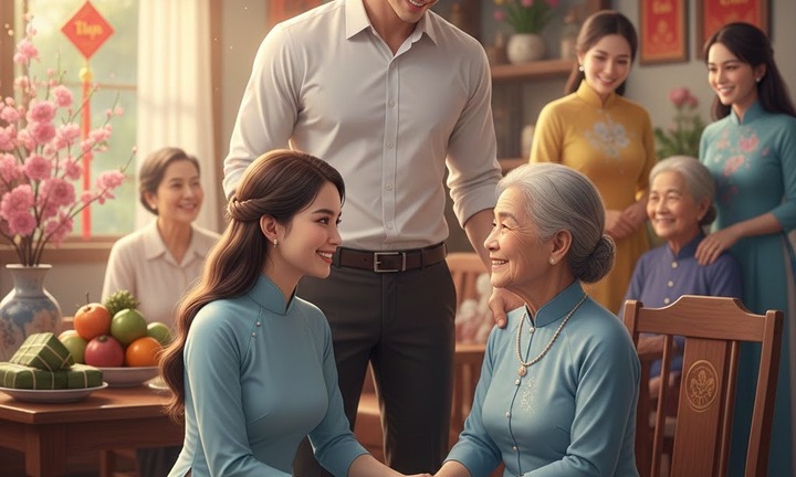 Lần đầu đưa về ra mắt dịp Tết, thanh niên ngỡ ngàng vì hành động của bạn gái